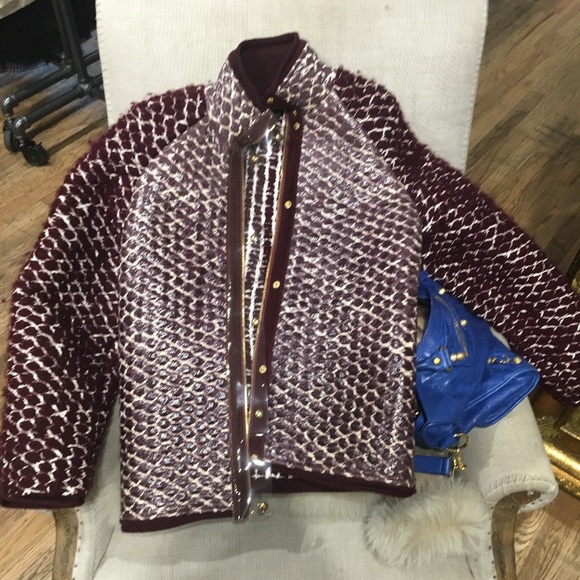 Alexander Wang Runway Jacket Wool Laminated Bomber - Picture 4 of 16